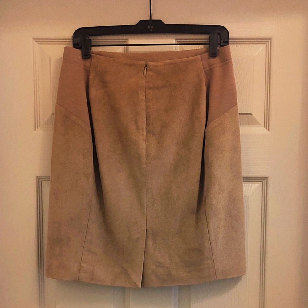 BCBGMaxAzria Faux Suede Skirt - Picture 4 of 8